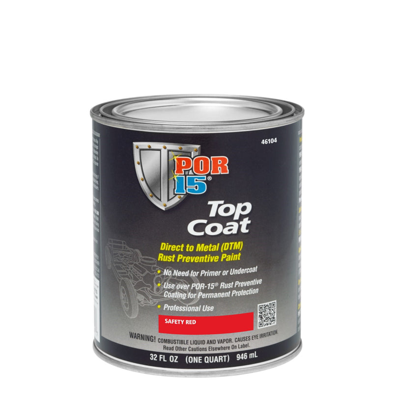 Top Coat Safety Red Quart