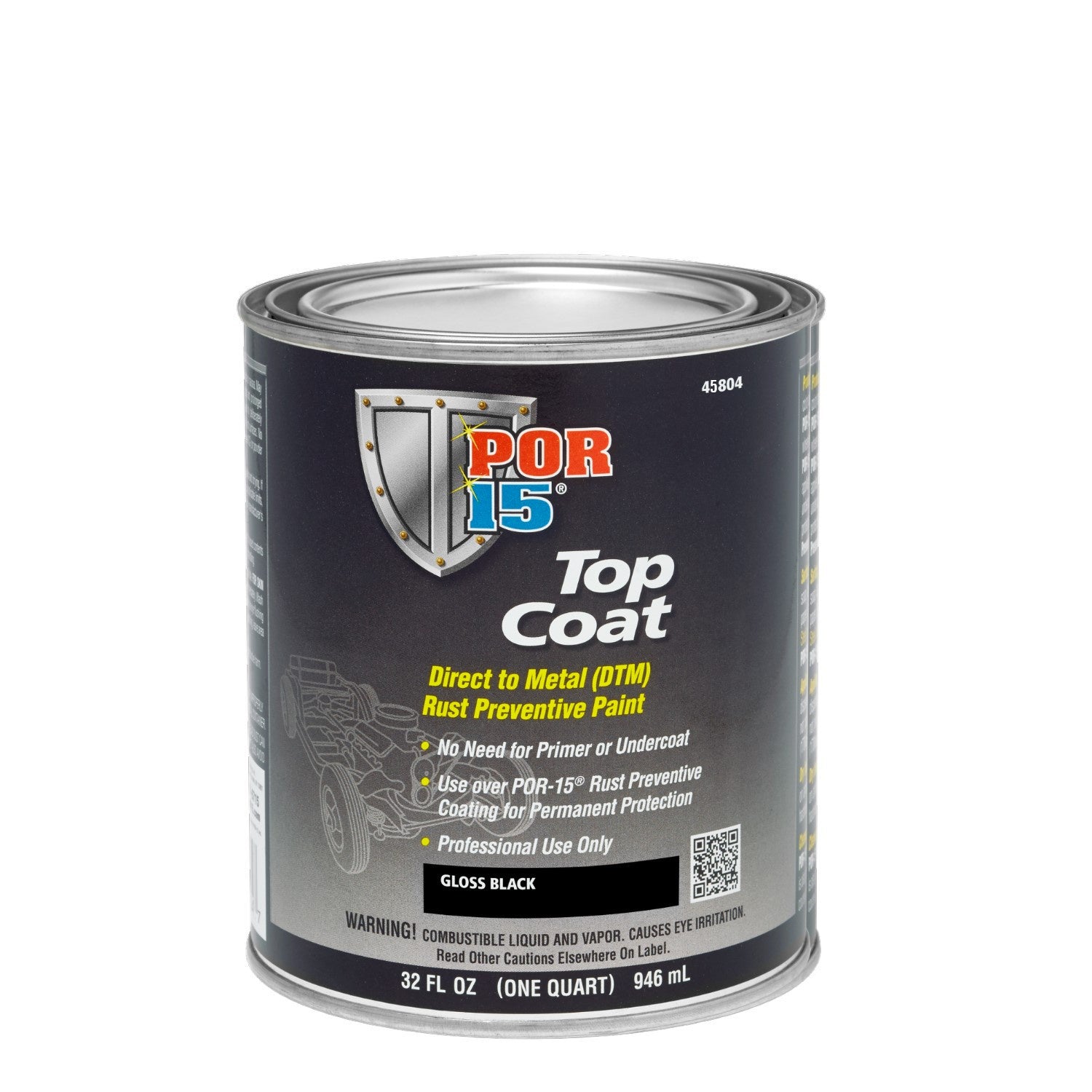 Top Coat Gloss Black