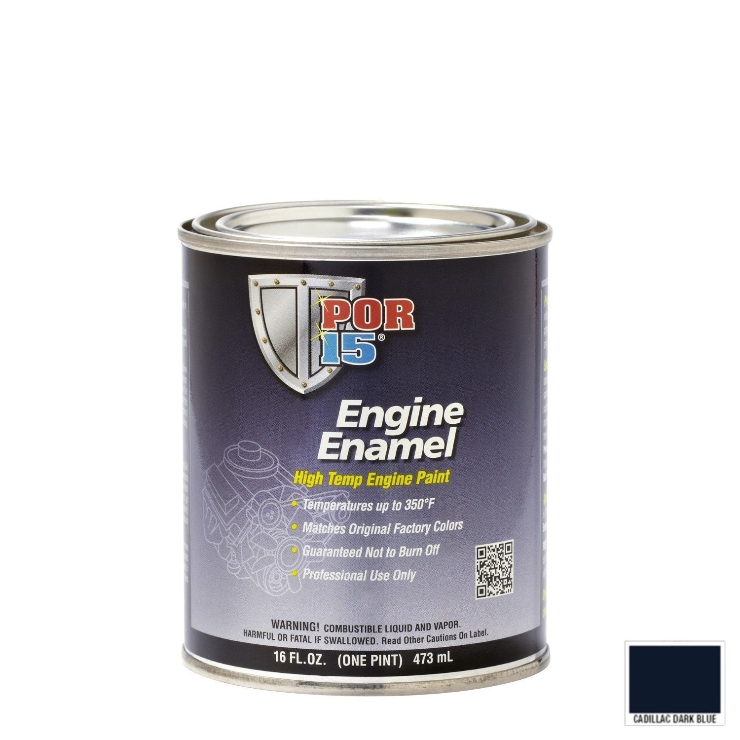 Engine Enamel Cadillac Dark Blue Pint