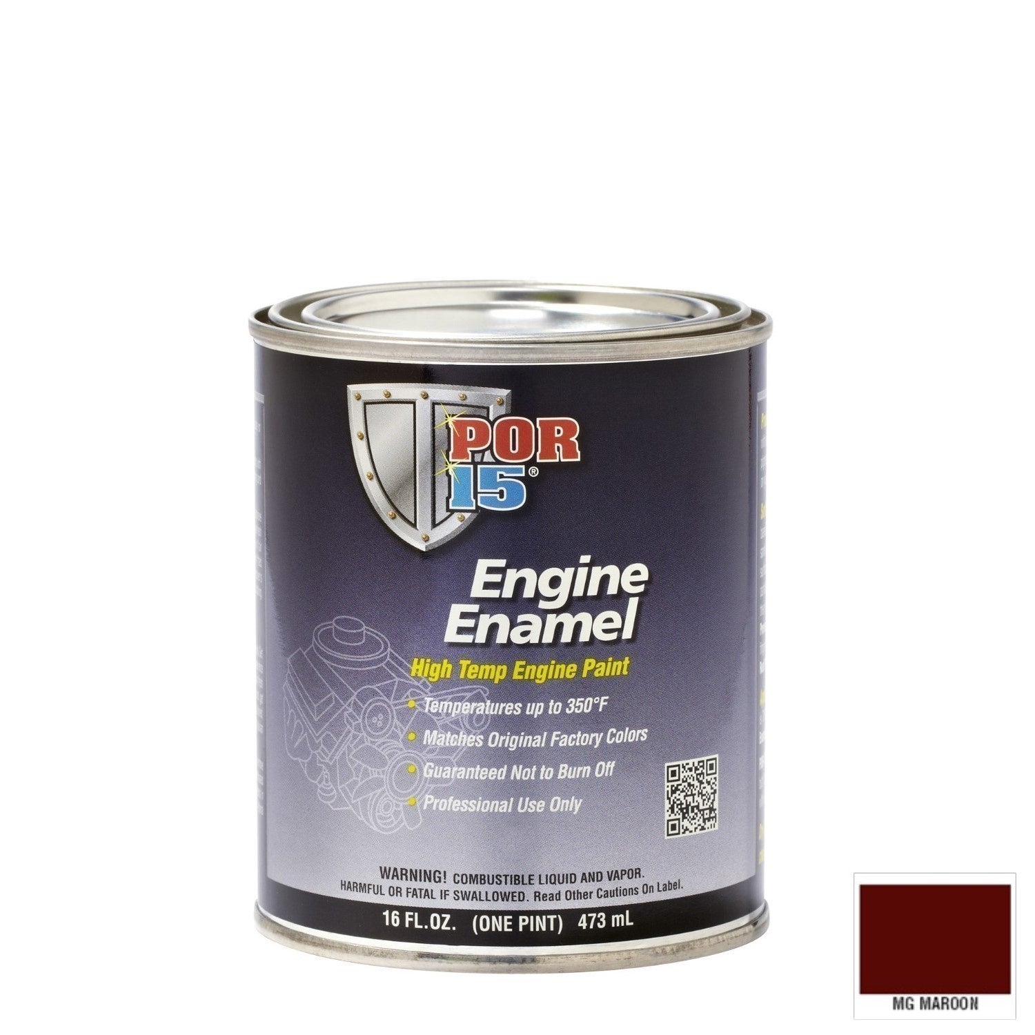 Engine Enamel MG Maroon Pint