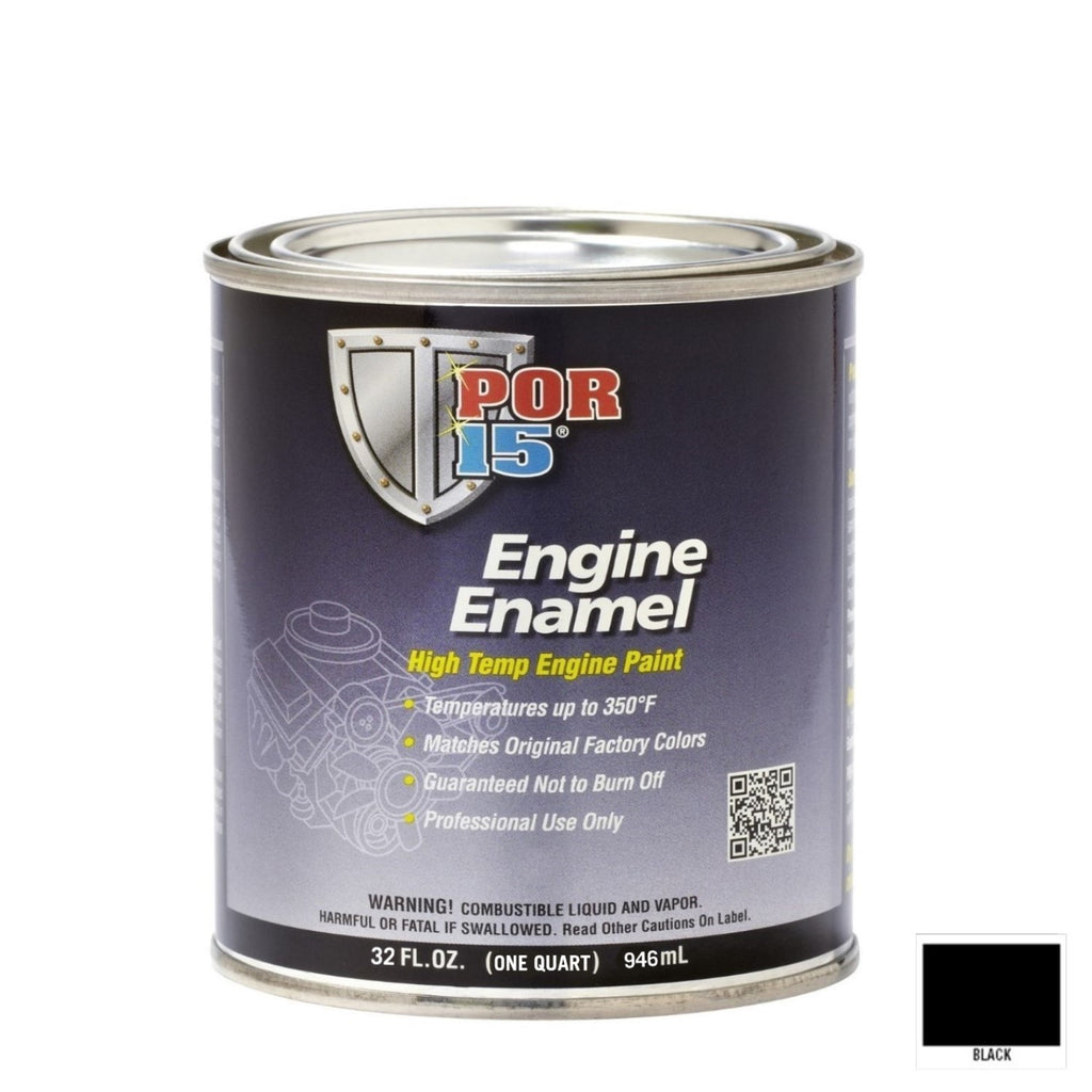 Engine Enamel Black Quart