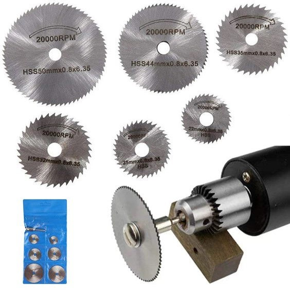 7PC MINI CIRCULAR SAW BLADE
