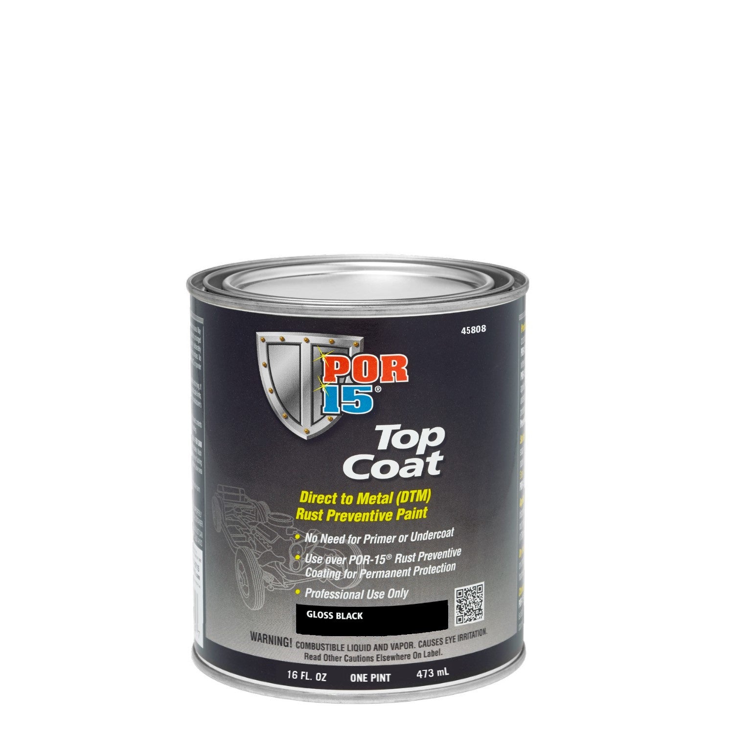 Top Coat Gloss Black