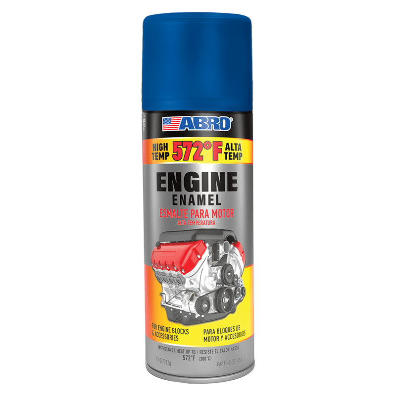 Abro Engine Enamel Blue Spray Can 400mL