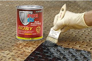 Rust Preventive Coating Semi Gloss Black Quart