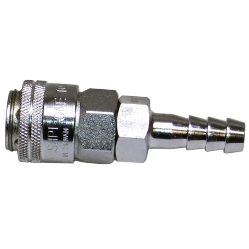 Big Bore Coupler with Tail - 10mm hose tail