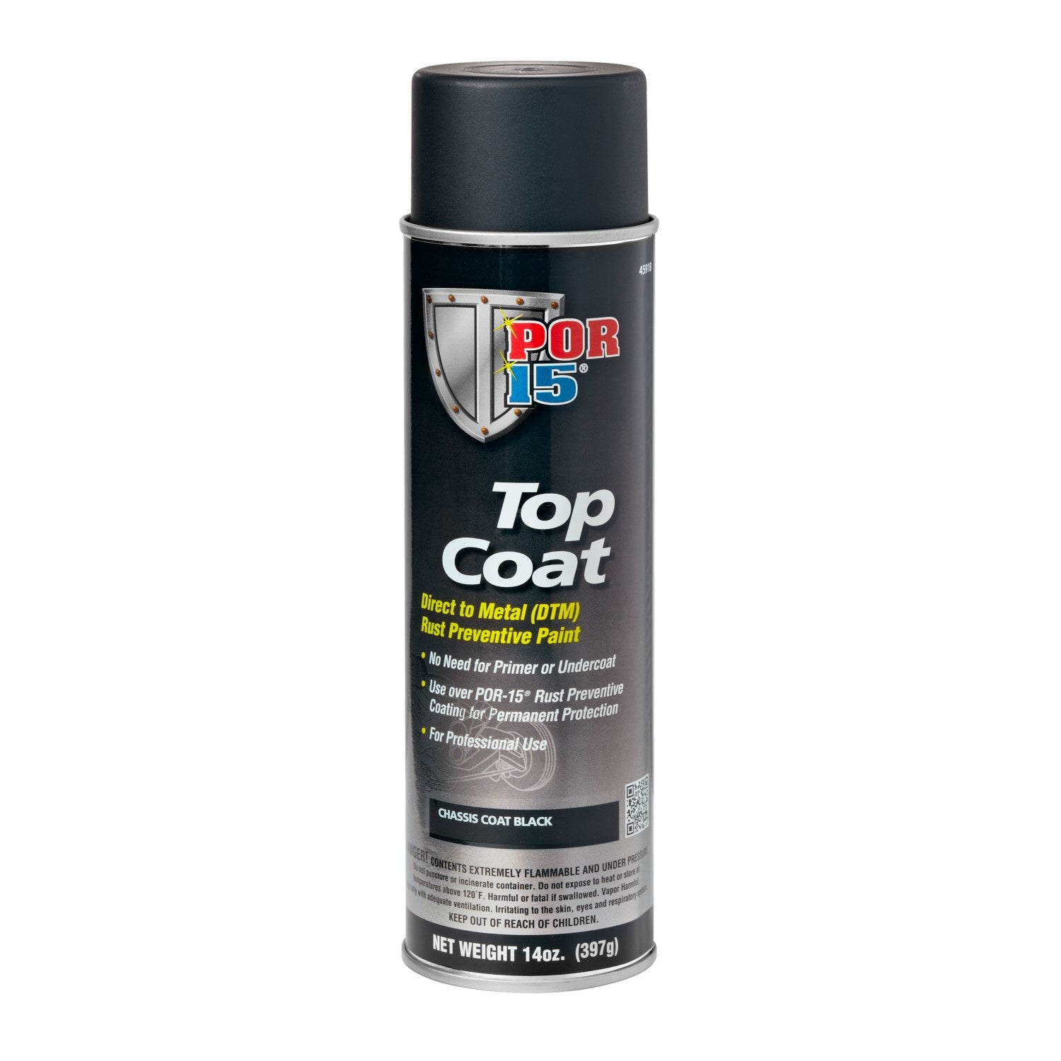 Top Coat Chassis Black Aerosol