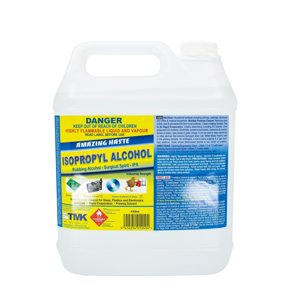 Isopropyl Alcohol 4 Litre