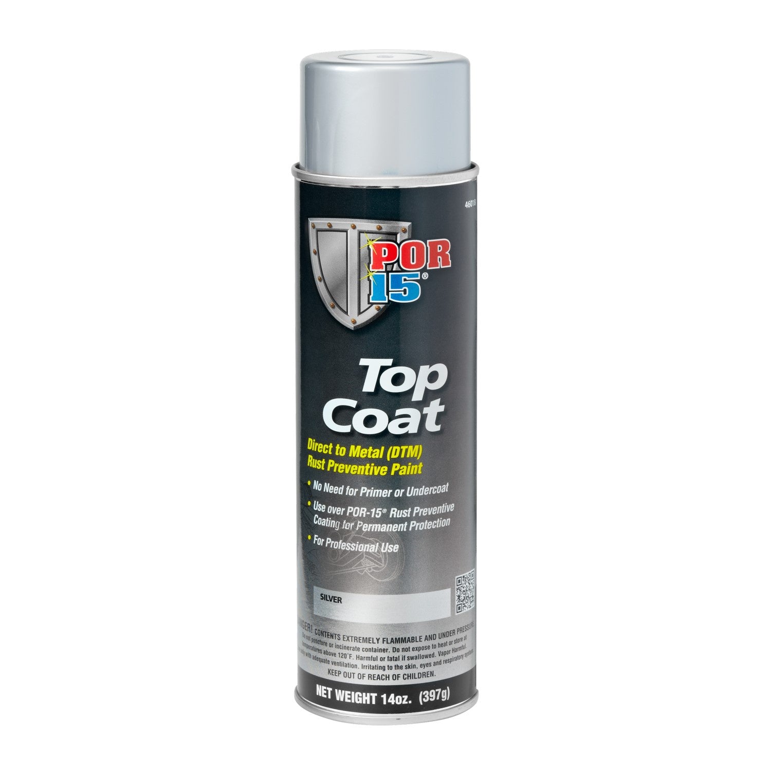 Top Coat Gloss Silver Aerosol