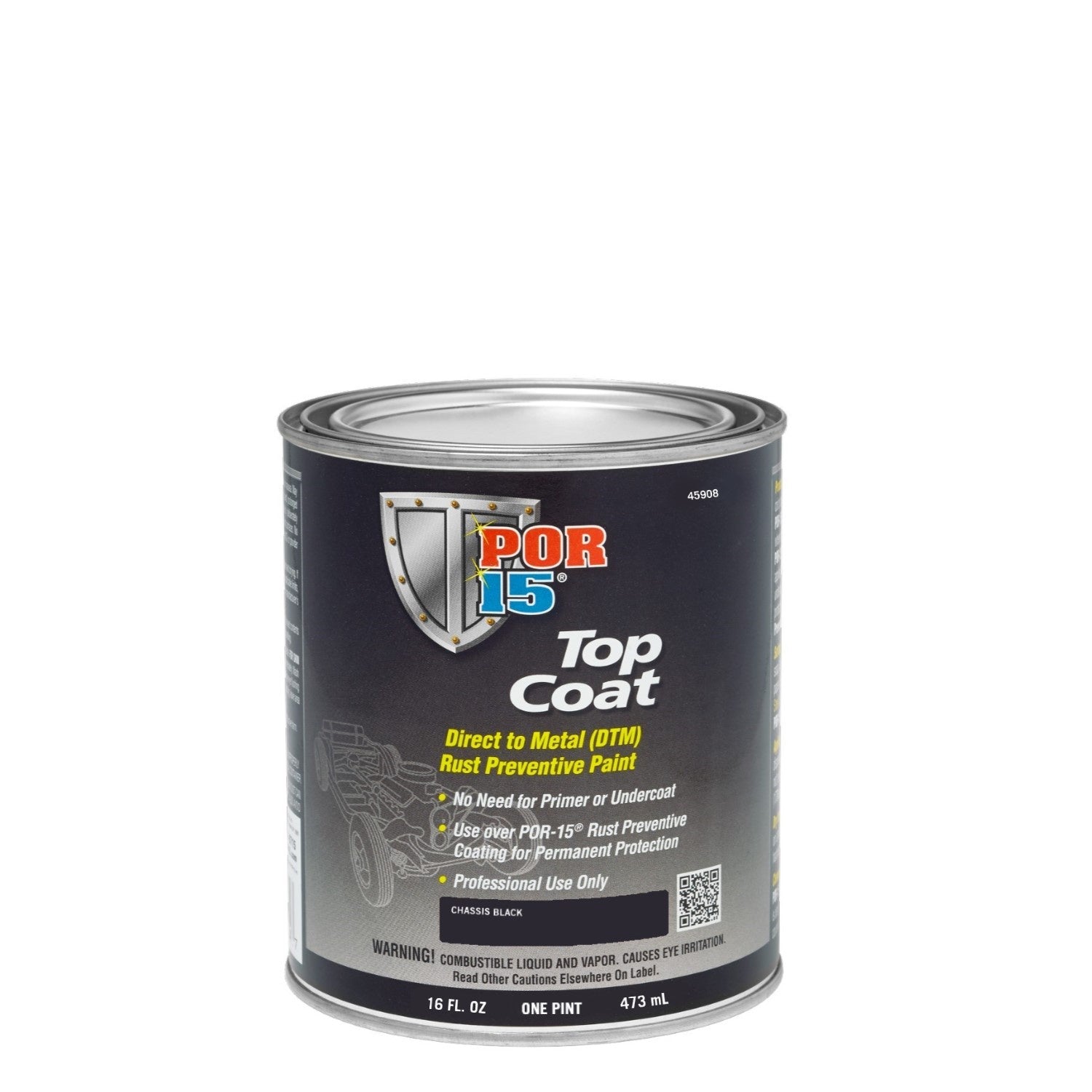 Top Coat Chassis Black Pint