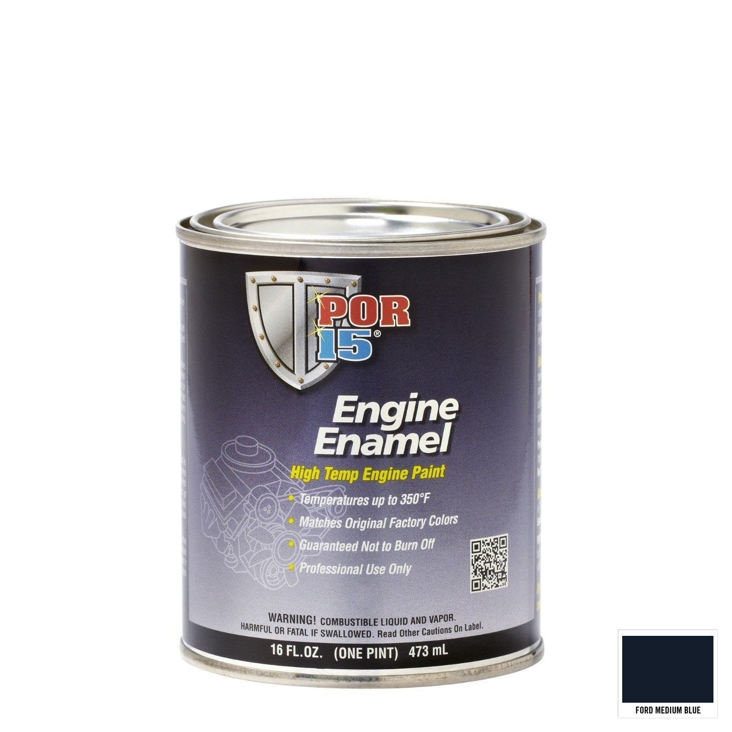 Engine Enamel Ford Medium Blue Pint