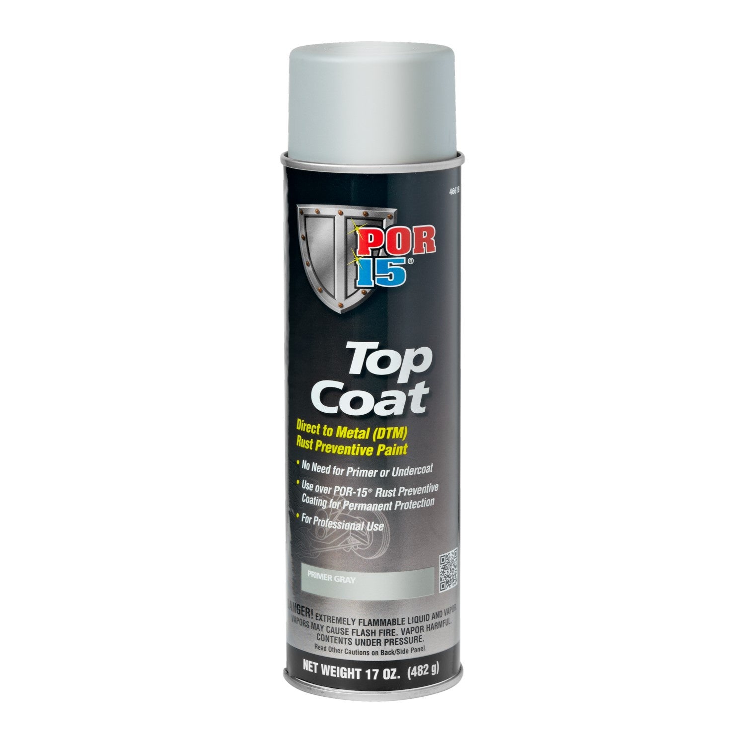 Top Coat Flat Gray Aerosol